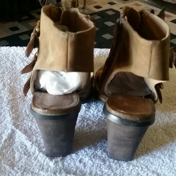 Aldo women's strappy open back shoes sz 7 - Picture 3 of 5